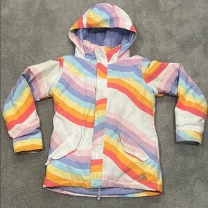 Burton kids rainbow ski jacket